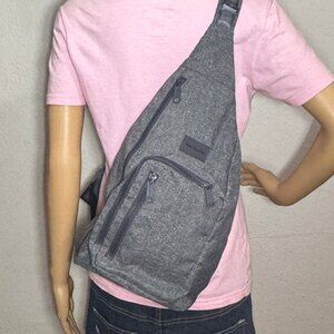 Vera Bradley Lighten Up Sling Backpack in Heather Gray